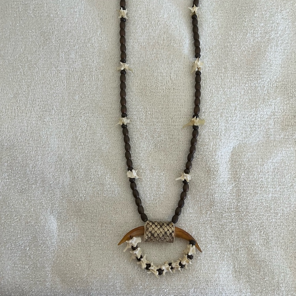Handmade vintage necklace or wallhanging.
